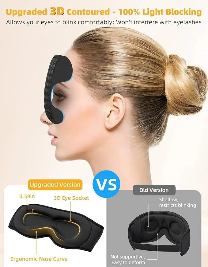 Sleepeasy™ Eye Mask Headphones – Schlafmaske mit integrierten Bluetooth-Lautsprechern