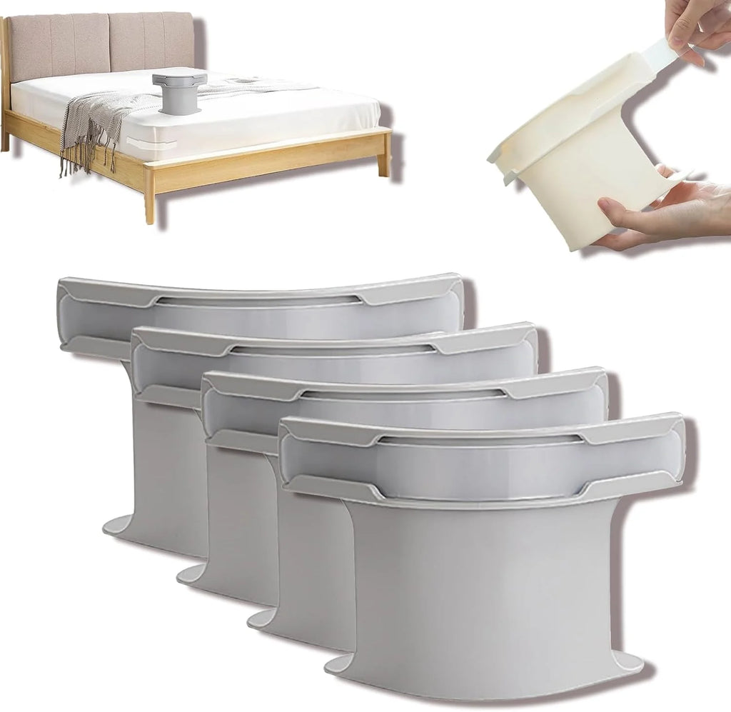 4-teiliges Sleepeasy Bettlaken Spanner-Set - Kein Nachziehen mehr nötig!