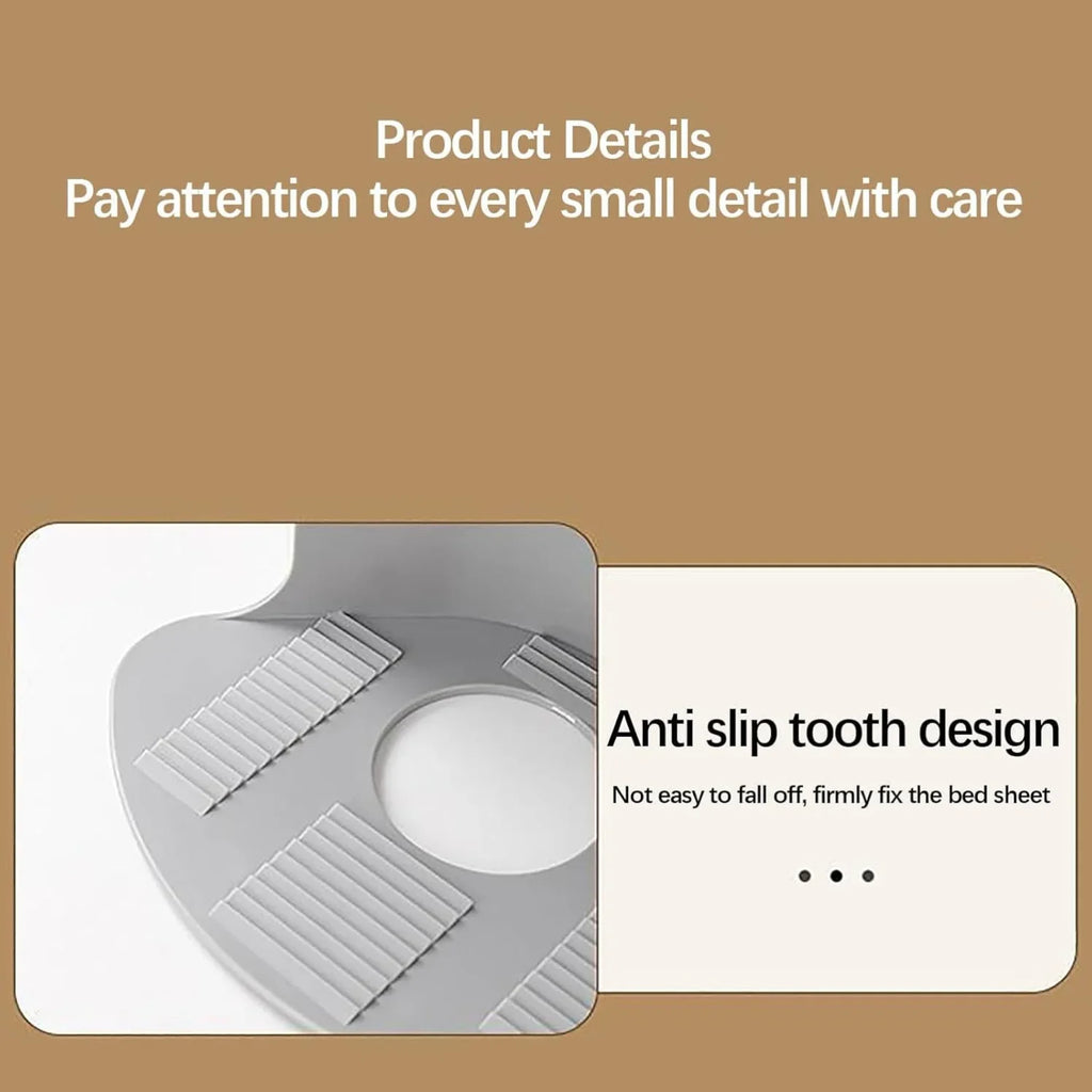 4-teiliges Sleepeasy Bettlaken Spanner-Set - Kein Nachziehen mehr nötig!