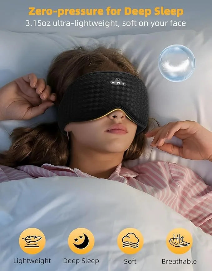 Sleepeasy™ Eye Mask Headphones – Schlafmaske mit integrierten Bluetooth-Lautsprechern
